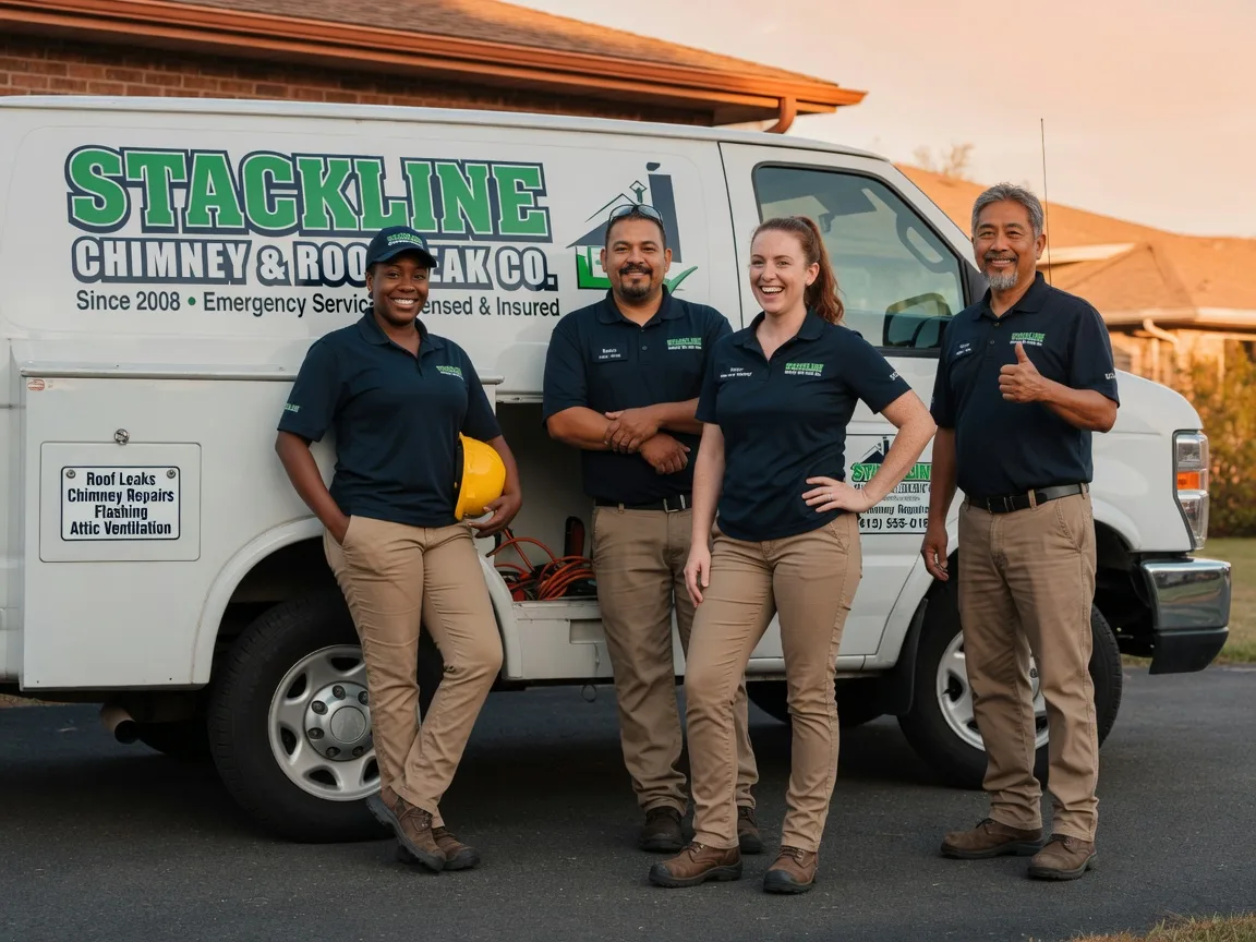 Chimney flashing repair company in Portland, ND
